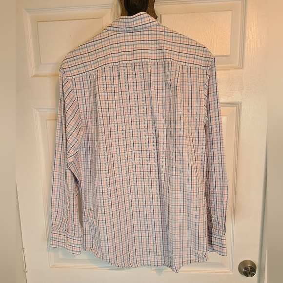 (1126) Jos. A. Banks Men's Classic Oxford Dress Shirt, Size: Small Color: Stripe - Picture 13 of 14